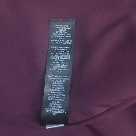 White House Black Market Perfect Form Purple Stretch Pencil Skirt Lined Size 10 - Picture 4 of 11